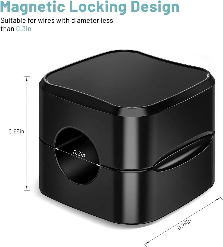 Magnetic Cable Clips (6 Pcs)