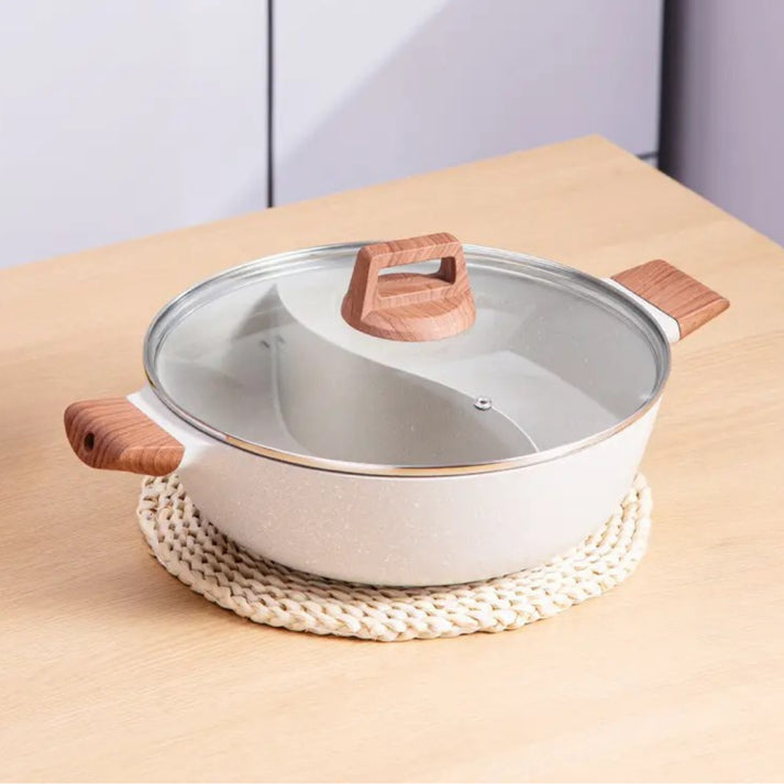 Double Section Cooking Pot