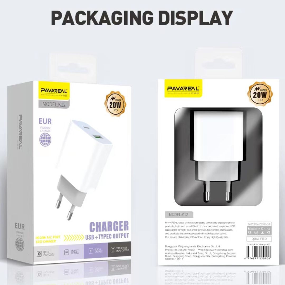 20W Fast Charger - PAVAREL