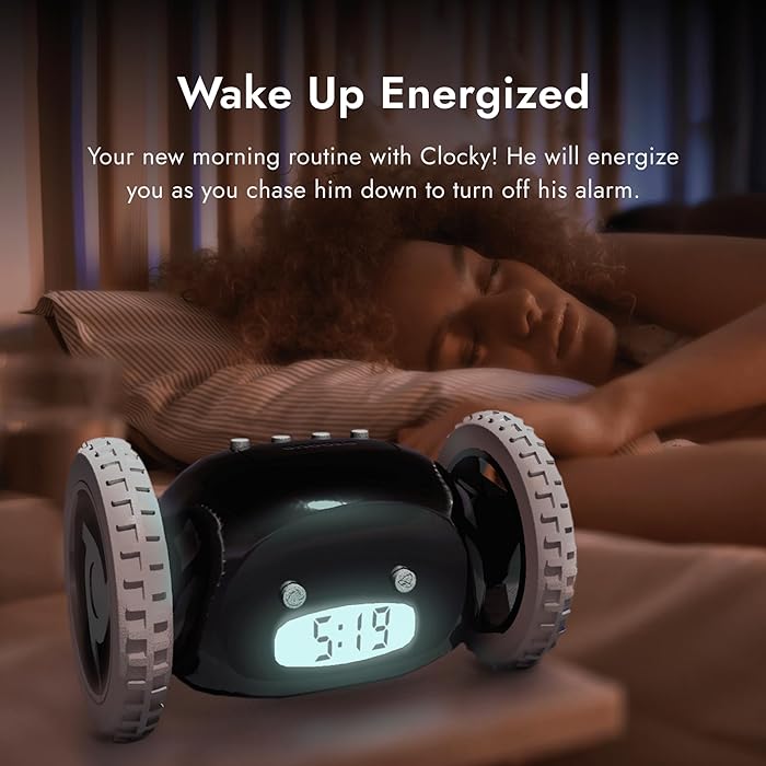Clocky Robot Alarm