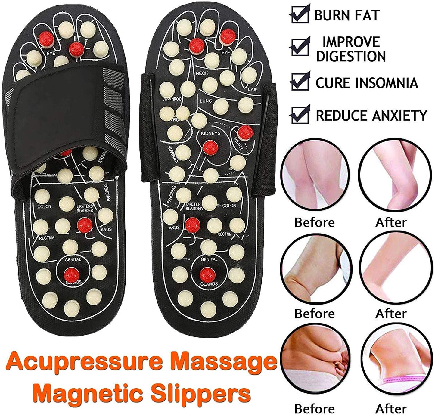 Foot Reflexology Slippers