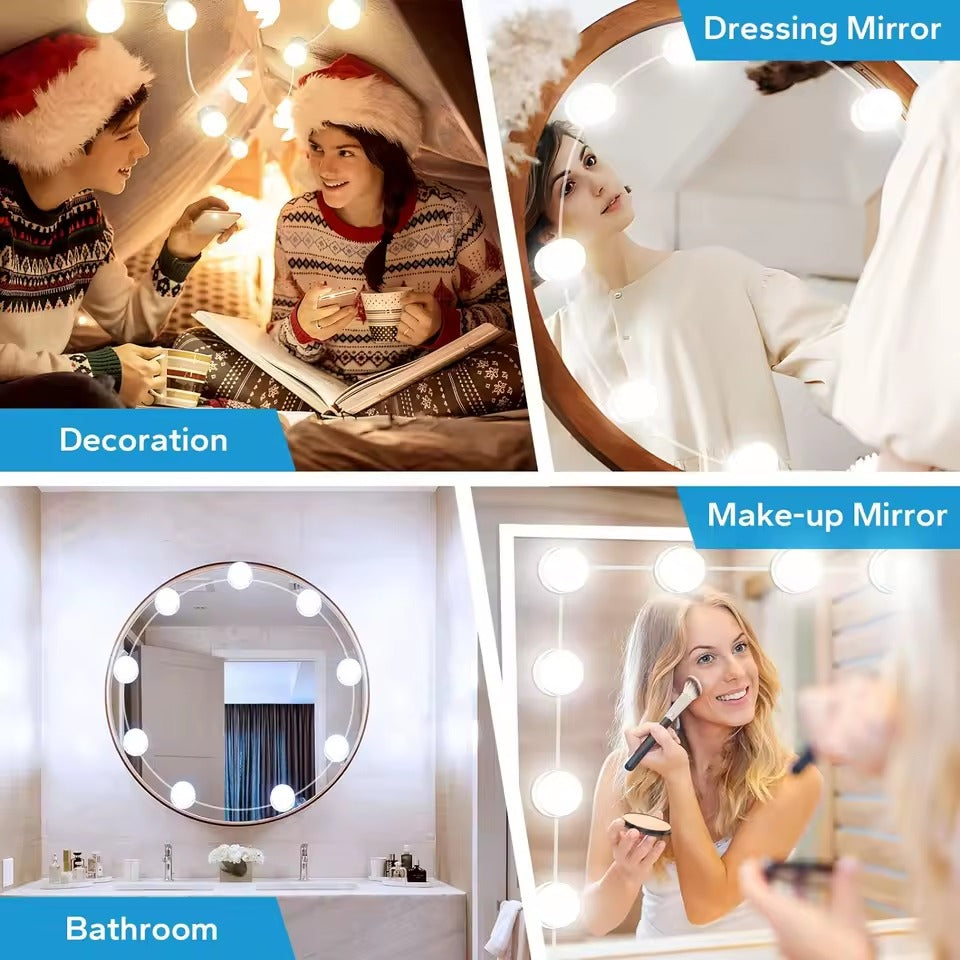 LED Vanity Mirror Lights (10 Bulbs)