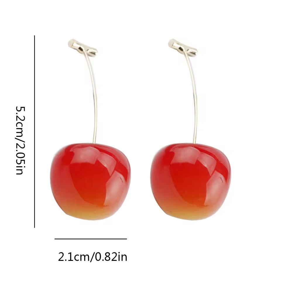 Cherry Drop Earrings