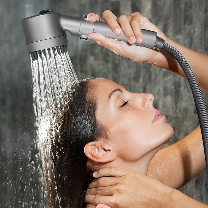 High-Pressure Shower Head + 5 Filters