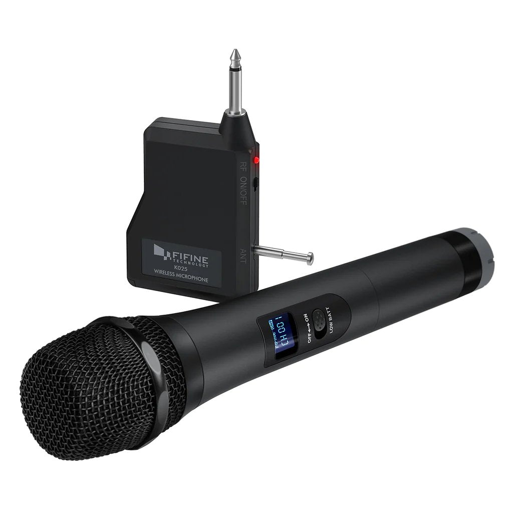 K025 Wireless Handheld Microphone System - FIFINE