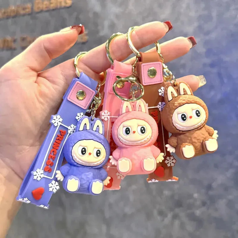Labubu Princess Perch 3D Keychain