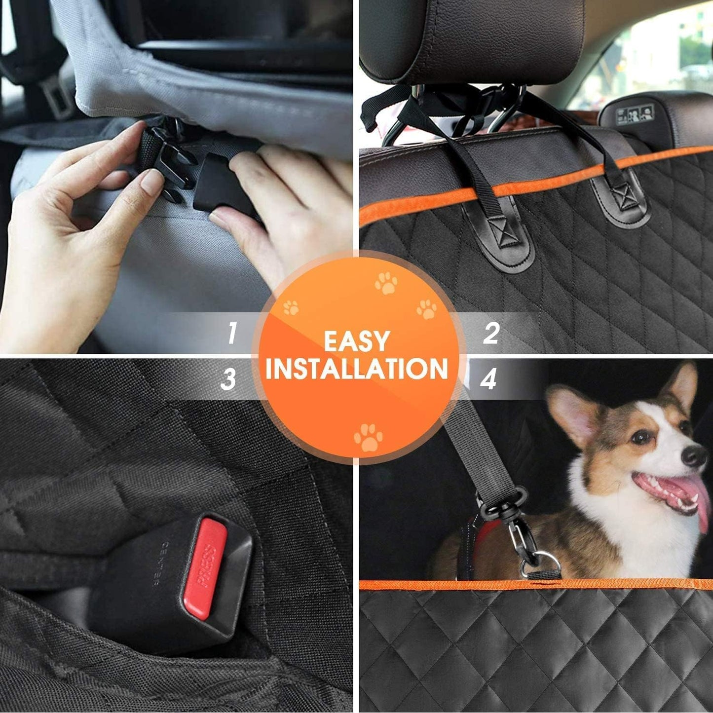 Scratchproof Dog Car Seat Cover