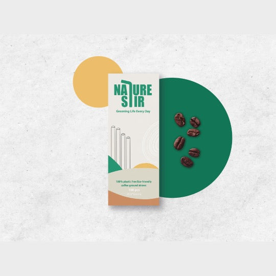 NatureStir Biodegradable Coffee Ground Straws