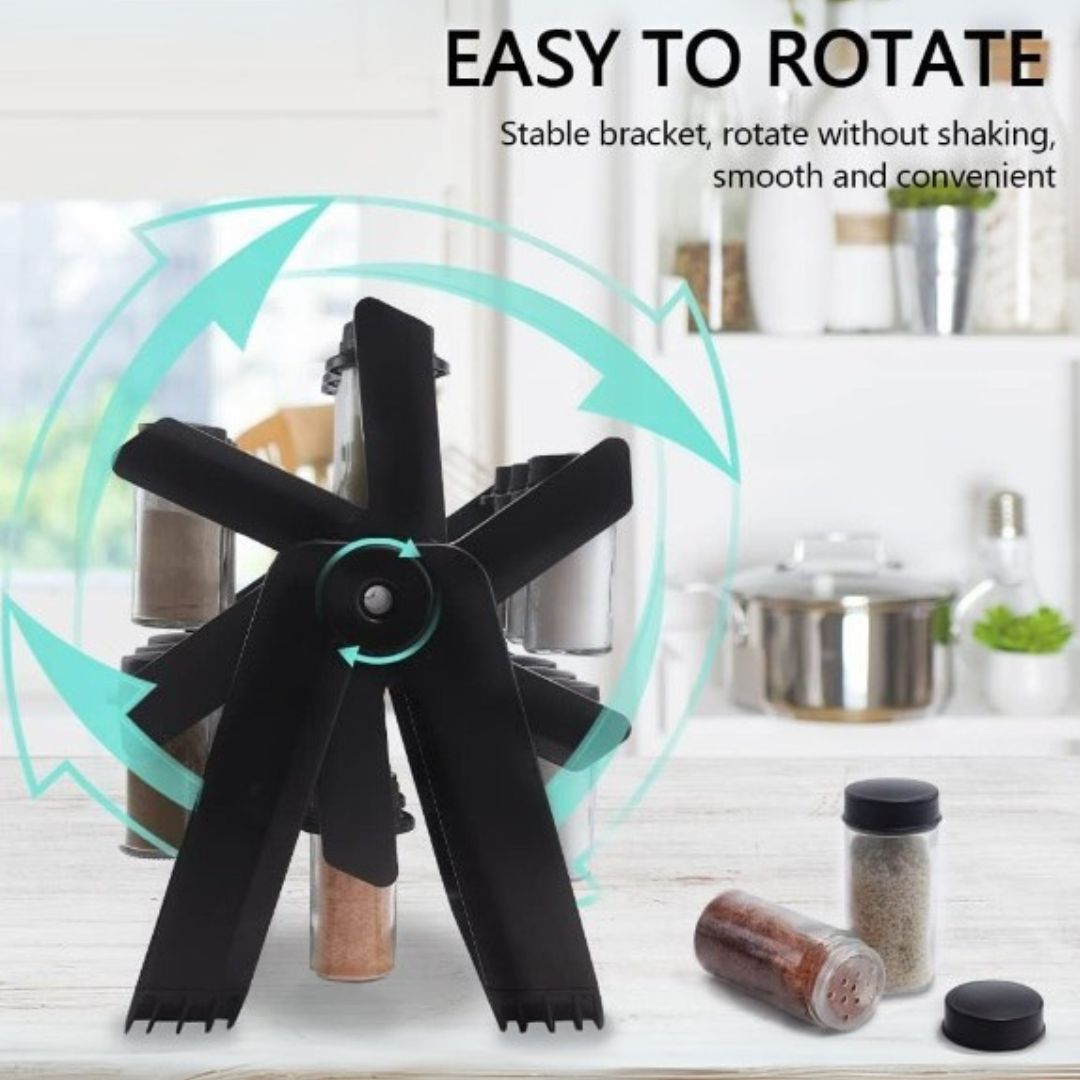 Rotating Spice Rack – 18 Jars