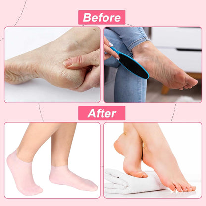 Silicone Moisturizing Socks