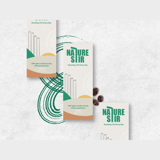 NatureStir Biodegradable Coffee Ground Straws