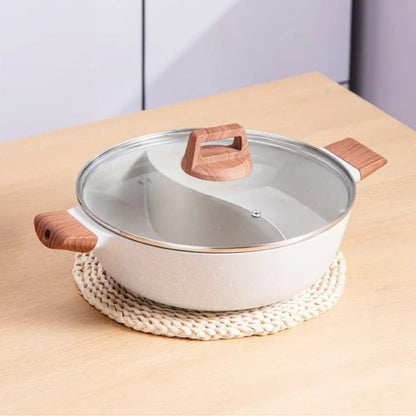 Double Section Cooking Pot
