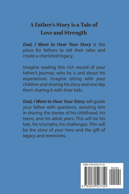 Dad, I Want to Hear Your Story Book