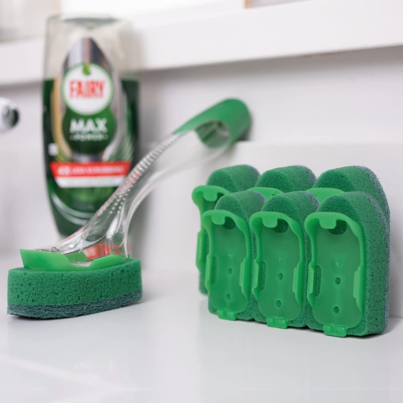 Fairy Soap Dispensing Brush (+ 2 sponges)