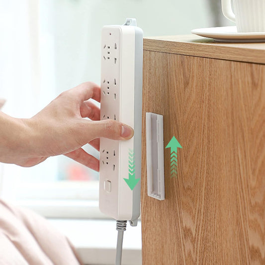 Adhesive Power Strip Holder