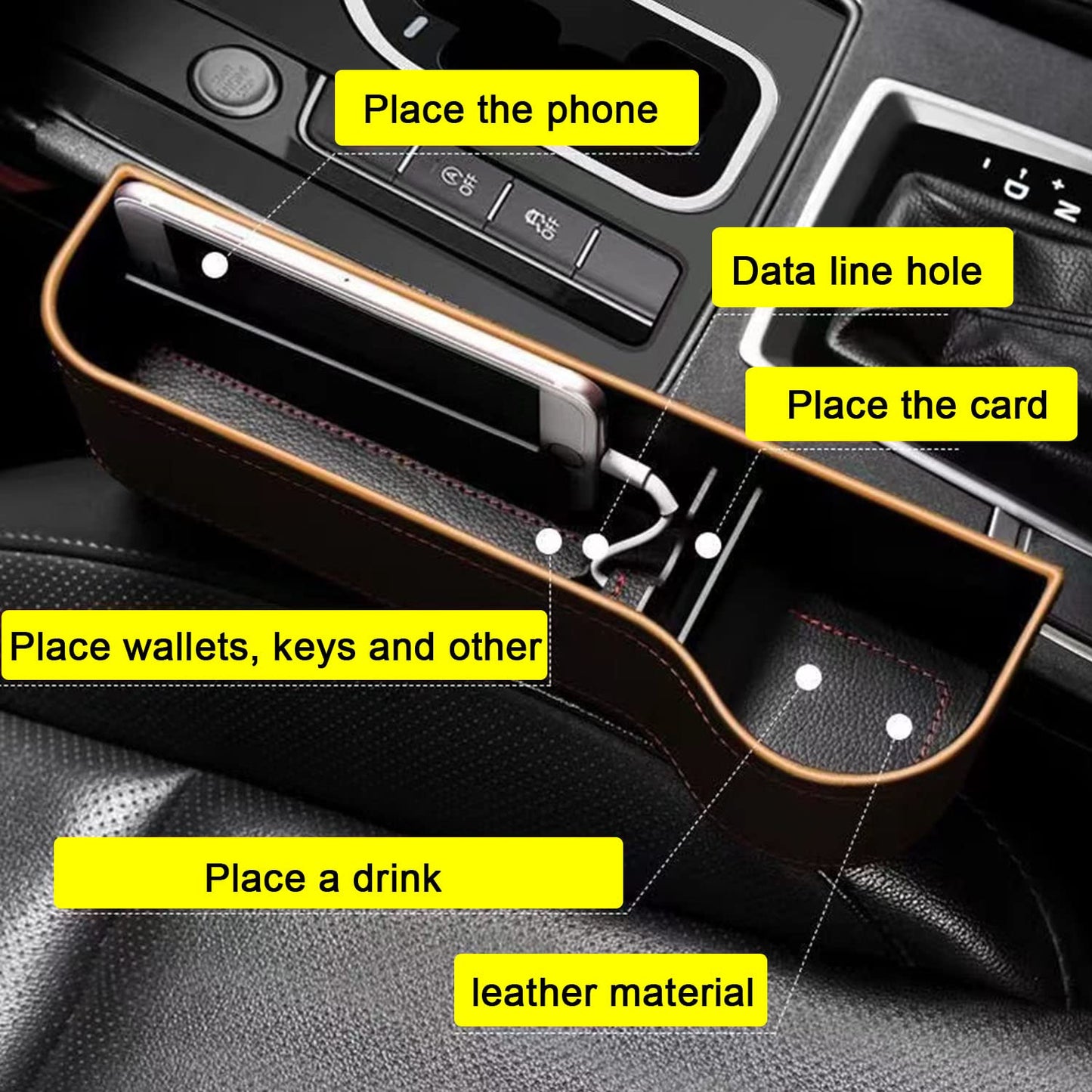 Car Seat Gap Organizer