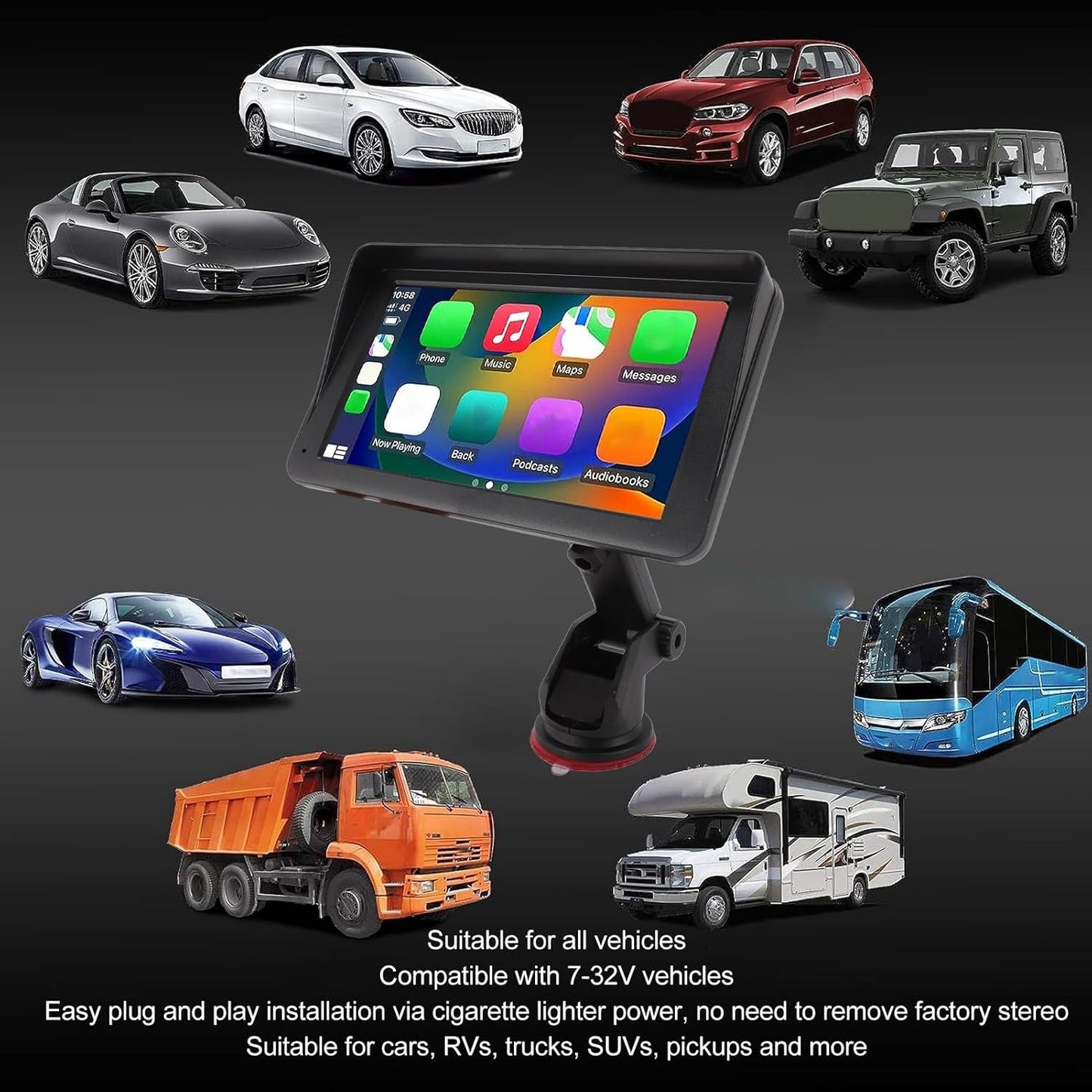 Smart Car Screen | Apple CarPlay & Android