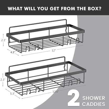 Bathroom Shelves - 2 Pcs