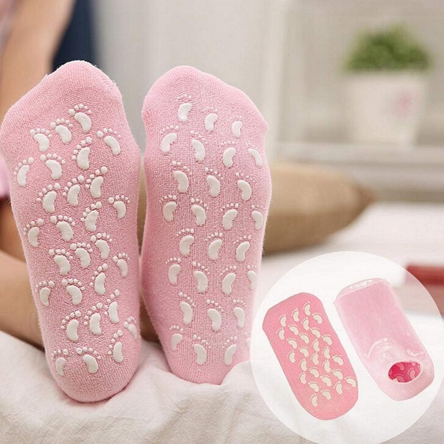 Silicone Moisturizing Socks