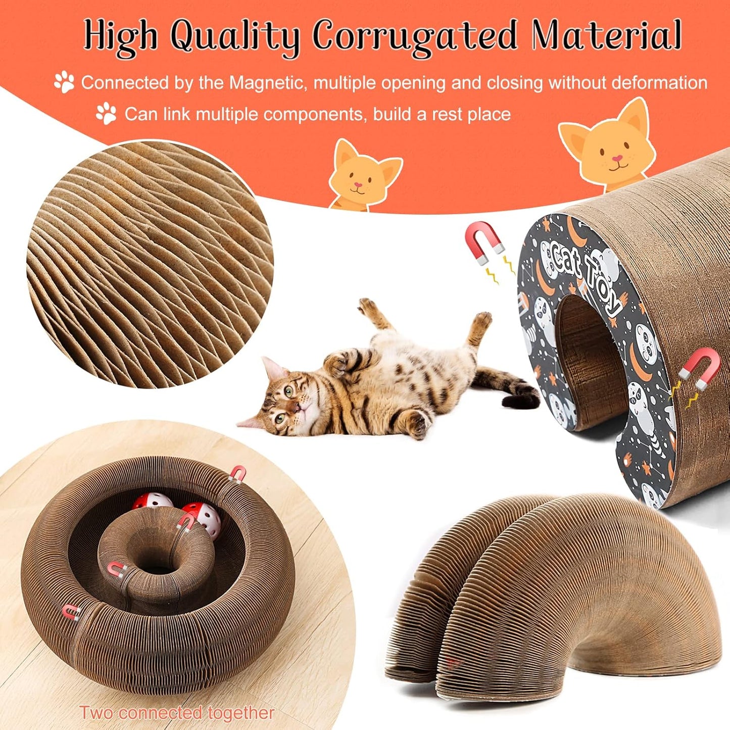 Cat Infinite Rotating Ball Scratcher