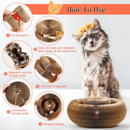 Cat Infinite Rotating Ball Scratcher
