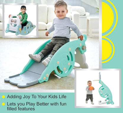 3-in-1 Basketball Slide Playset