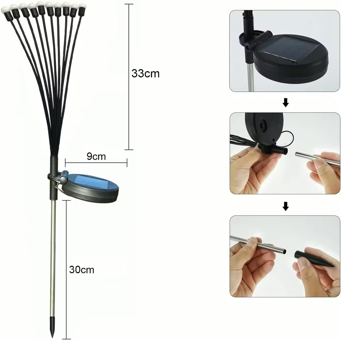 Solar Firefly Lights (2 Sets)