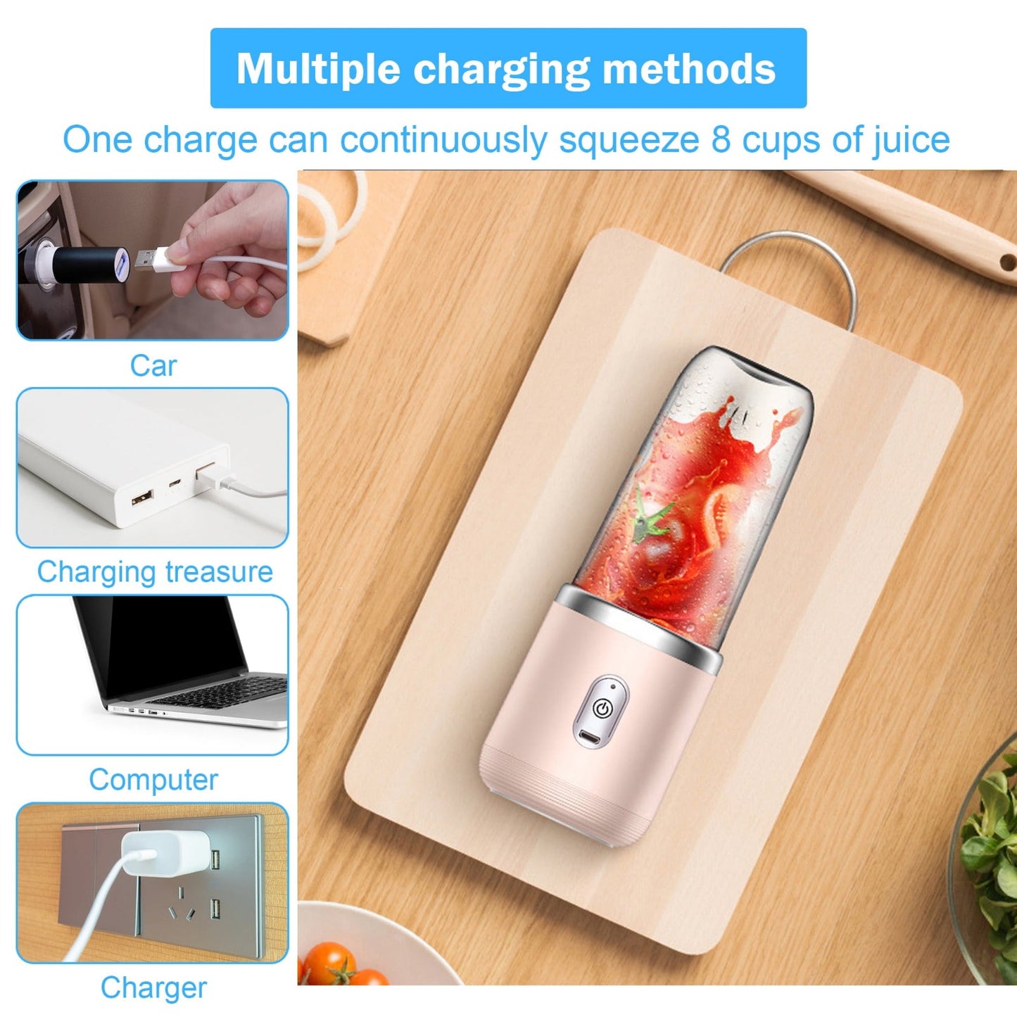 2 in 1 Portable Blender & Cup