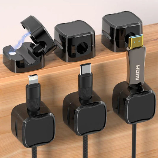 Magnetic Cable Clips (6 Pcs)