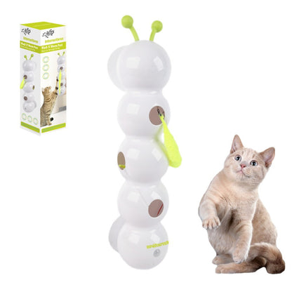 Pet Cat Electric Caterpillar Fun Cat Stick Toy Feather Tail Intelligent Induction Self-hi To Relieve Boredom