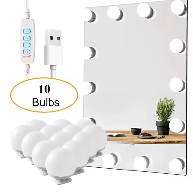 LED Vanity Mirror Lights (10 Bulbs)