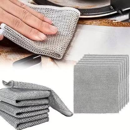 Metal Wire Dishcloth (5 Pcs)