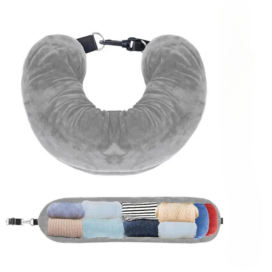 Neck Pillow Travel Items Holder