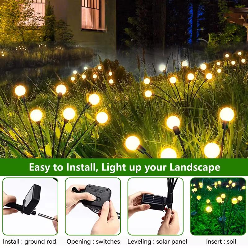 Solar Firefly Lights (2 Sets)