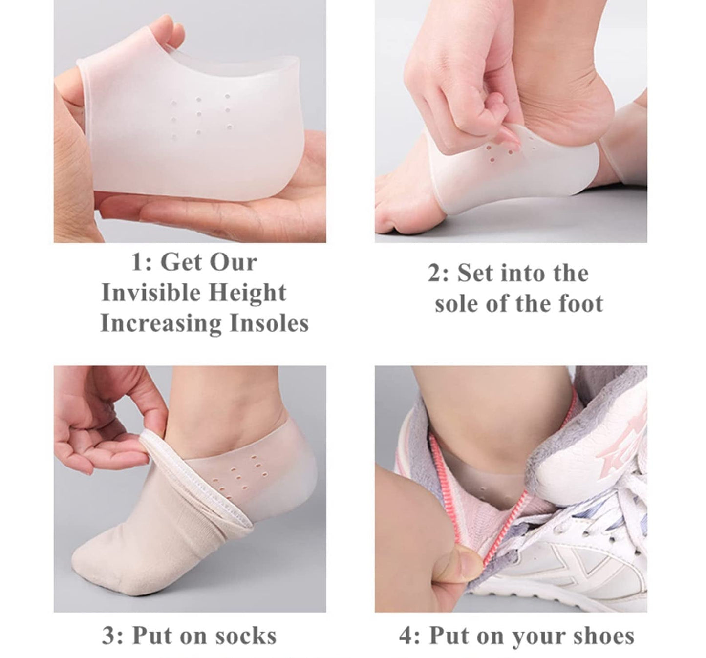 Invisible Height Insoles (Pair)